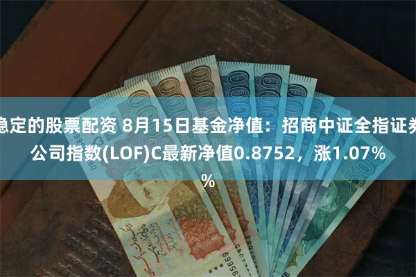 稳定的股票配资 8月15日基金净值：招商中证全指证券公司指数(LOF)C最新净值0.8752，涨1.07%