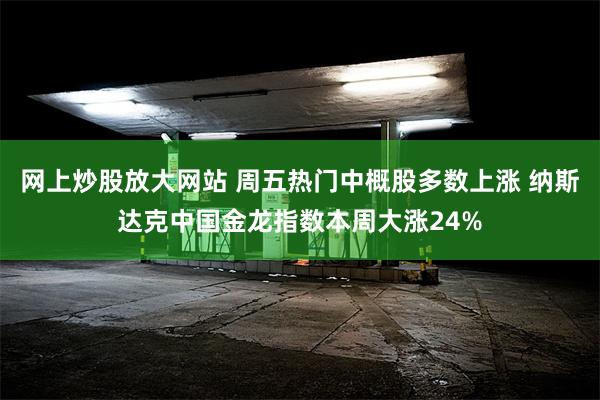 网上炒股放大网站 周五热门中概股多数上涨 纳斯达克中国金龙指数本周大涨24%