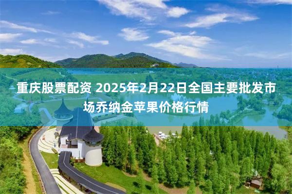 重庆股票配资 2025年2月22日全国主要批发市场乔纳金苹果价格行情